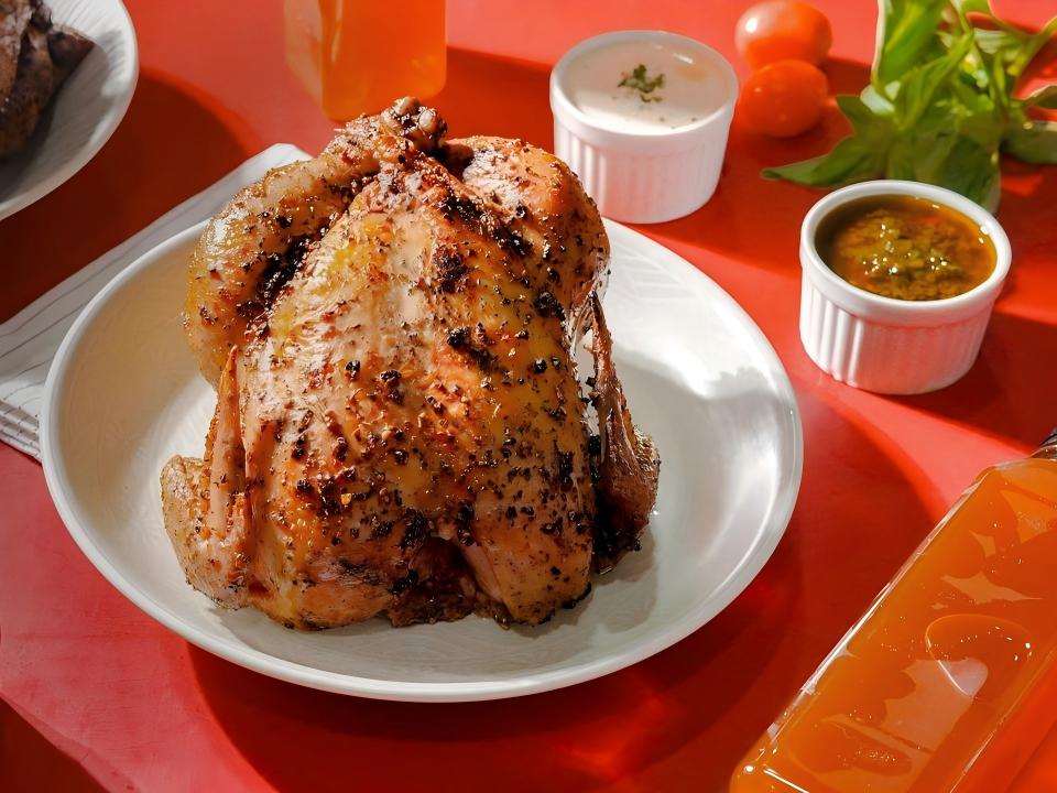 Tomato-Butter Roast Chicken