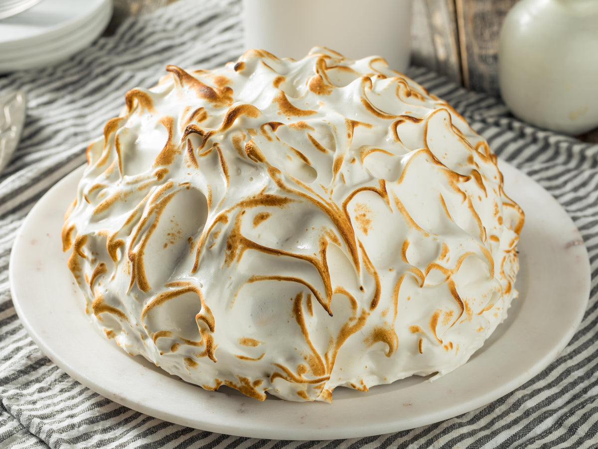 Triple Ice Cream Brownie Baked Alaska