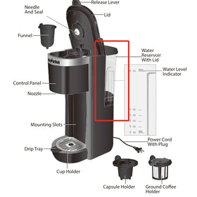 Sunvivi Coffee Maker Accessory: Water Reservoir With Lid