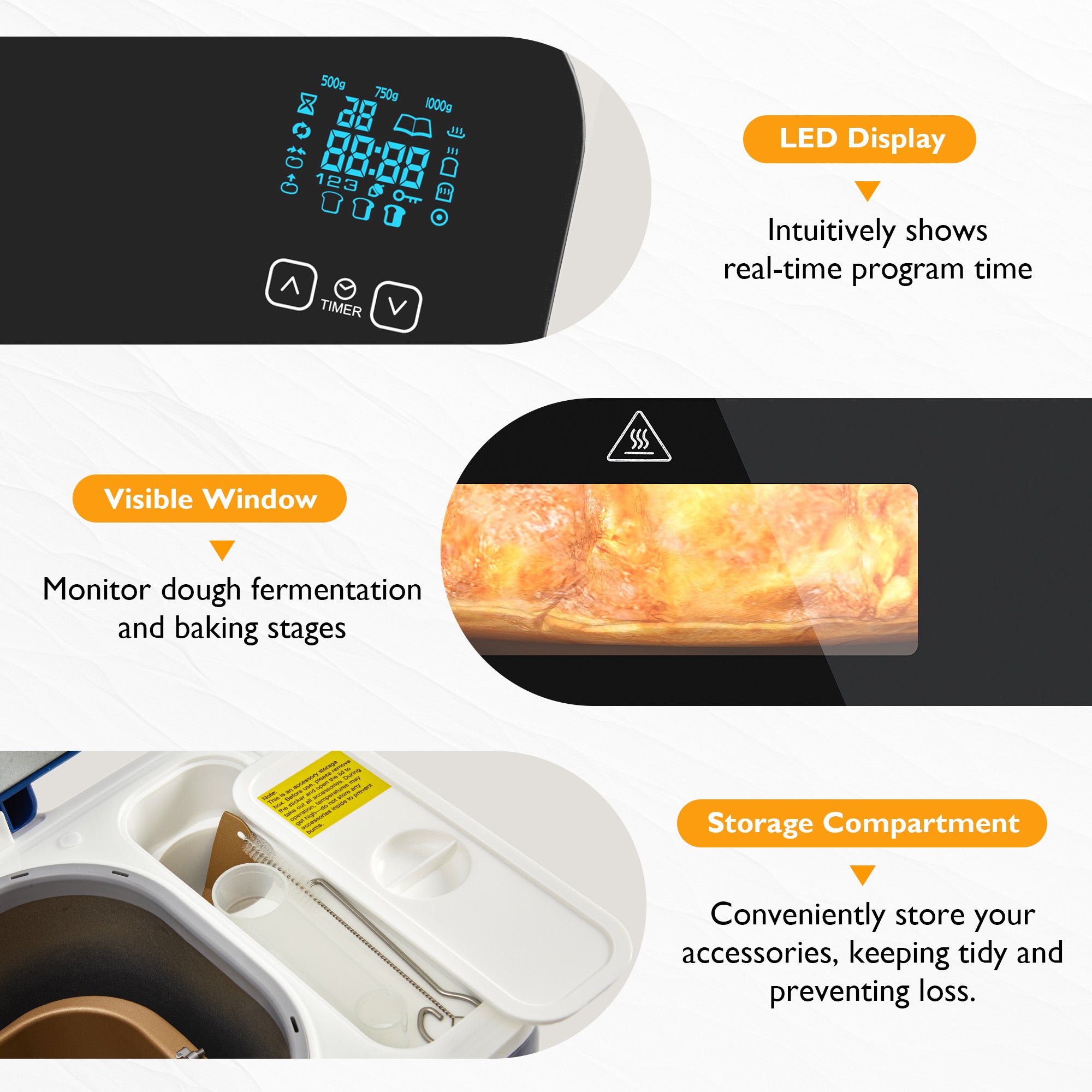 Sunvivi 20-in-1 Programmable Bread Maker