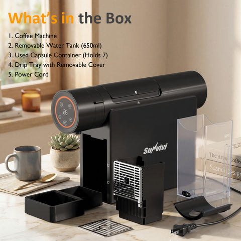 Sunvivi Single Serve Capsule Coffee Maker