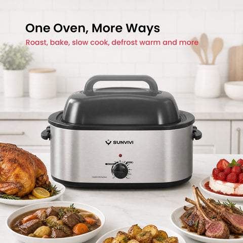 Sunvivi 28QT Electric Roaster Oven