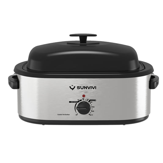 Sunvivi 20QT Electric Roaster Oven with Trays
