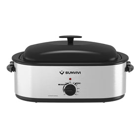 Sunvivi 18QT Electric Roaster Oven with Trays