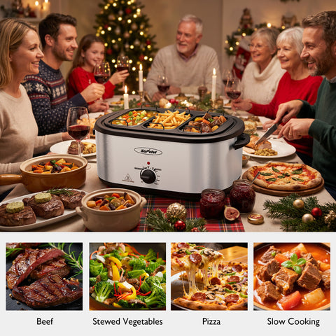 Sunvivi 22QT Electric Roaster Oven with Trays