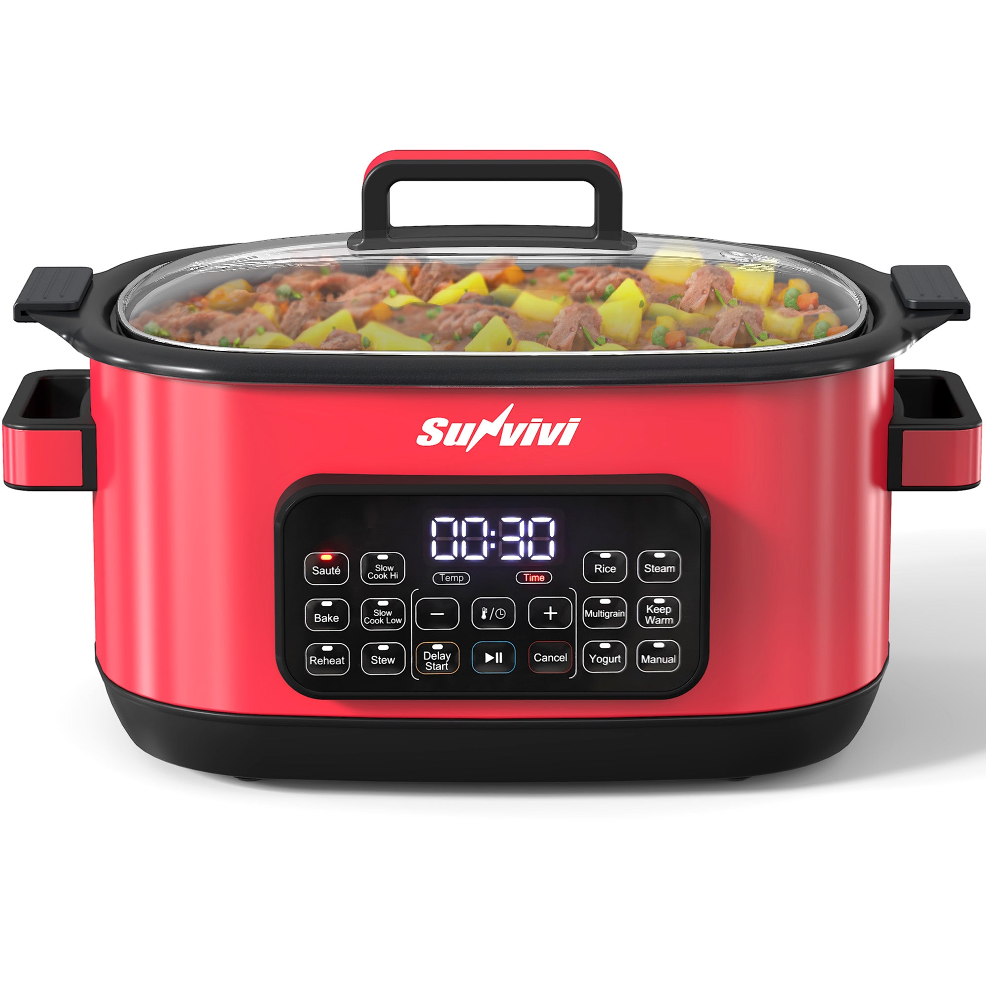 6.5QT 12-in-1 Programmable Multi Slow Cooker