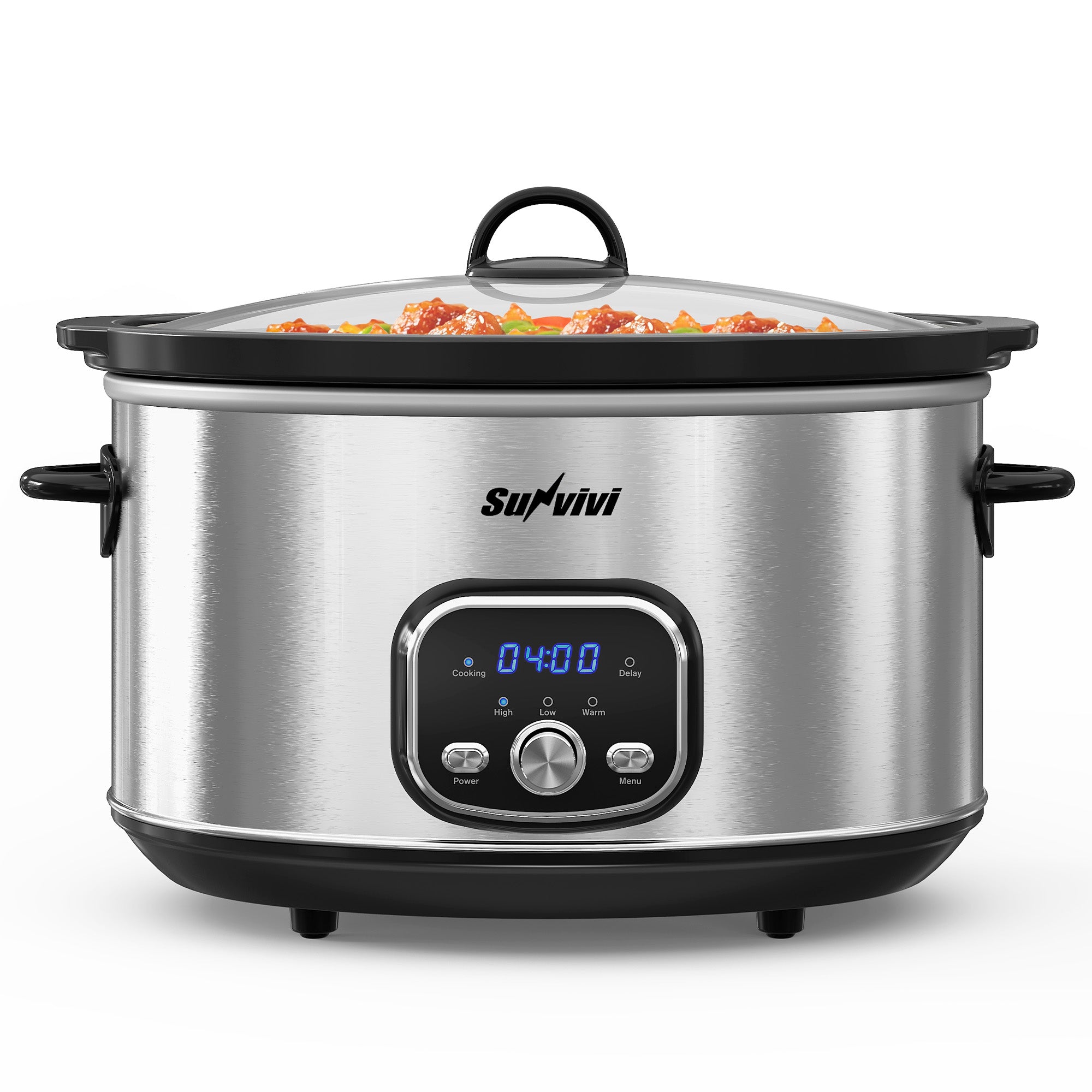 Sunvivi 8.5 Quart Programmable Slow Cooker