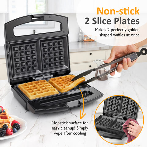 Sunvivi 2 Slice Waffle Maker