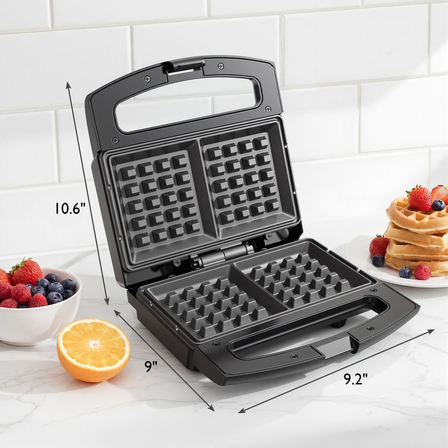 SUNVIVI 2 Slice Waffle Maker