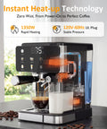 Espresso Machine & Iced Coffee Maker with Cold Brew Self-Clean
