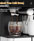 Espresso Machine & Iced Coffee Maker with Cold Brew Self-Clean