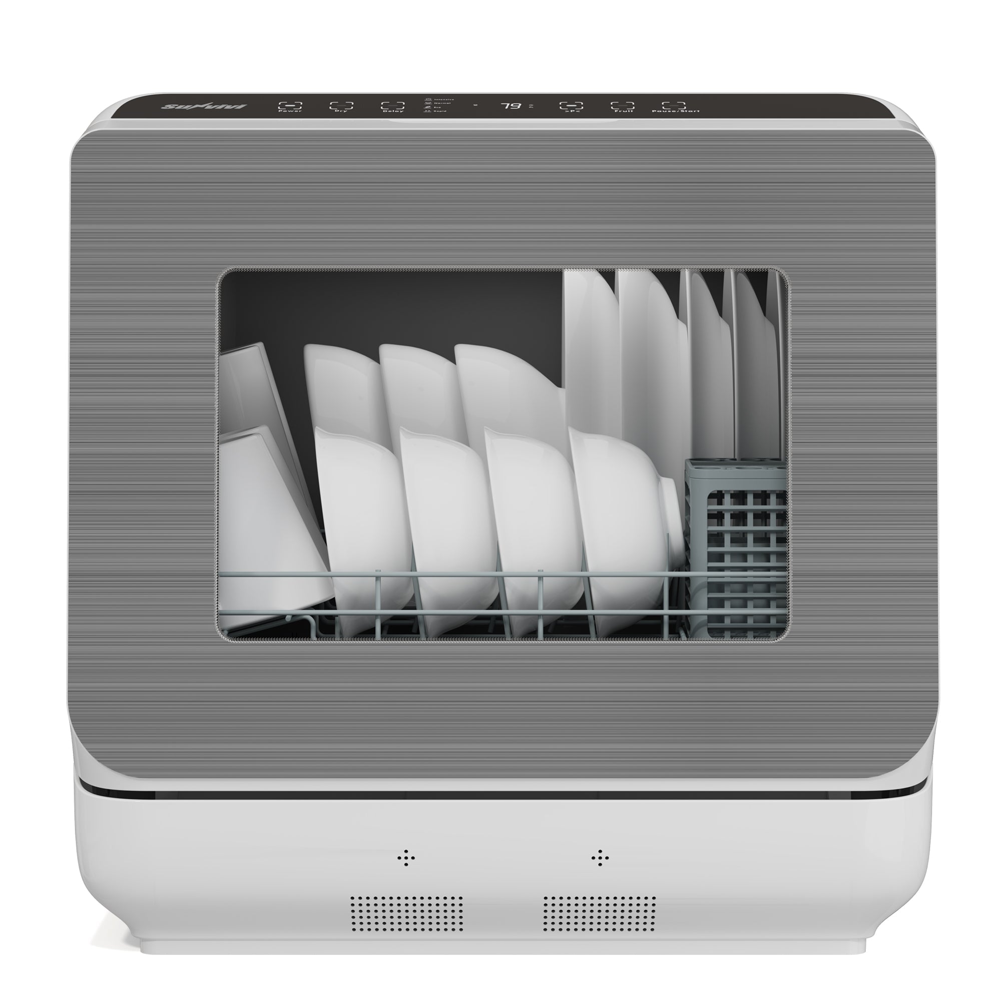 Portable Countertop Dishwasher with 152OZ Water Tank 6 Smart Wash Modes