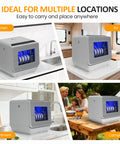 Portable Countertop Dishwasher with 152OZ Water Tank 6 Smart Wash Modes