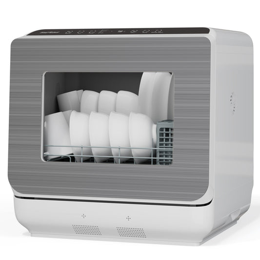 Portable Countertop Dishwasher with 152OZ Water Tank 6 Smart Wash Modes
