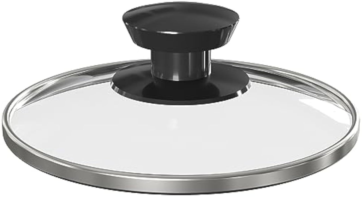 Sunvivi 1.25Qt Tempered Glass Lid Replacement for Sunvivi Dual Slow Cooker Cover Clear Dishwasher Safe