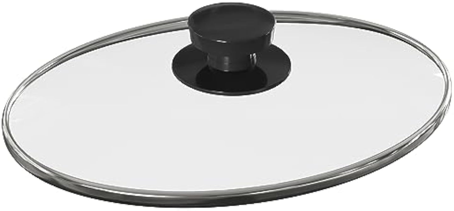 Sunvivi 1.5Qt Tempered Glass Replacement for Sunvivi Triple Slow Cooker Cover Clear Dishwasher