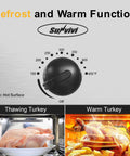Sunvivi 14-Quart Electric Roaster Oven (without Pan) - Silver - Electric Rotisseries & Roasters