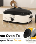 Sunvivi 14 Quart Electric Roaster with Self-Basting Lid