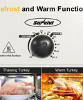 Sunvivi 14 Quart Electric Roaster with Self-Basting Lid