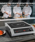 Sunvivi 1800W Portable Induction Cooktop Commercial-Grade Electric Countertop Burner