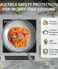 Sunvivi 1800W Portable Induction Cooktop Commercial-Grade Electric Countertop Burner