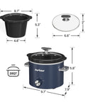 Sunvivi 2 Quart Slow Cooker