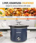Sunvivi 2 Quart Slow Cooker