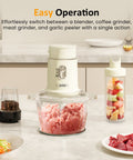 Sunvivi 250W Electric Food Chopper 4 in 1 Food Grinder