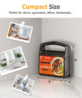 Sunvivi 3 in 1 Sandwich Maker Electric Waffle Maker with Removable Non-stick Plates 800W Panini Press Grill with Glass