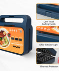 Sunvivi 3 in 1 Sandwich Maker Electric Waffle Maker with Removable Non-stick Plates 1000W Panini Press Grill with Glass