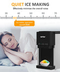 Sunvivi 3 in1 Water Dispenser with Ice Maker Ice Crushing & Ice Water Nugget Ice Maker Countertop 44lbs in24Hrs 12 Ice