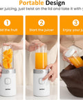 Sunvivi 4-IN-1 Food Processor: Electric Chopper for Meat Grinder Vegetable Chopper Juicer Garlic Peeler & Coffee