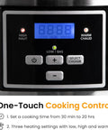 Sunvivi 6 Quart Programmable Slow Cooker with 2 in 1 Silicone Liners - Slow Cookers