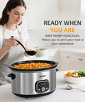Sunvivi 8.5 Quart Programmable Slow Cooker