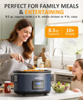 Sunvivi 8.5 Quart Programmable Slow Cooker