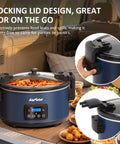 Sunvivi 8.5 Quart Programmable Slow Cooker