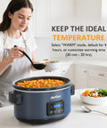 Sunvivi 8.5 Quart Programmable Slow Cooker