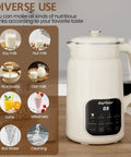 Sunvivi 8 in 1 Nut Milk Maker Machine: 60oz Soy Milk Maker
