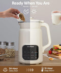 Sunvivi 8 in 1 Nut Milk Maker Machine: 60oz Soy Milk Maker
