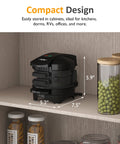Sunvivi Breakfast Sandwich Maker with Egg Cooker Ring and Non-Stick Baking Plate