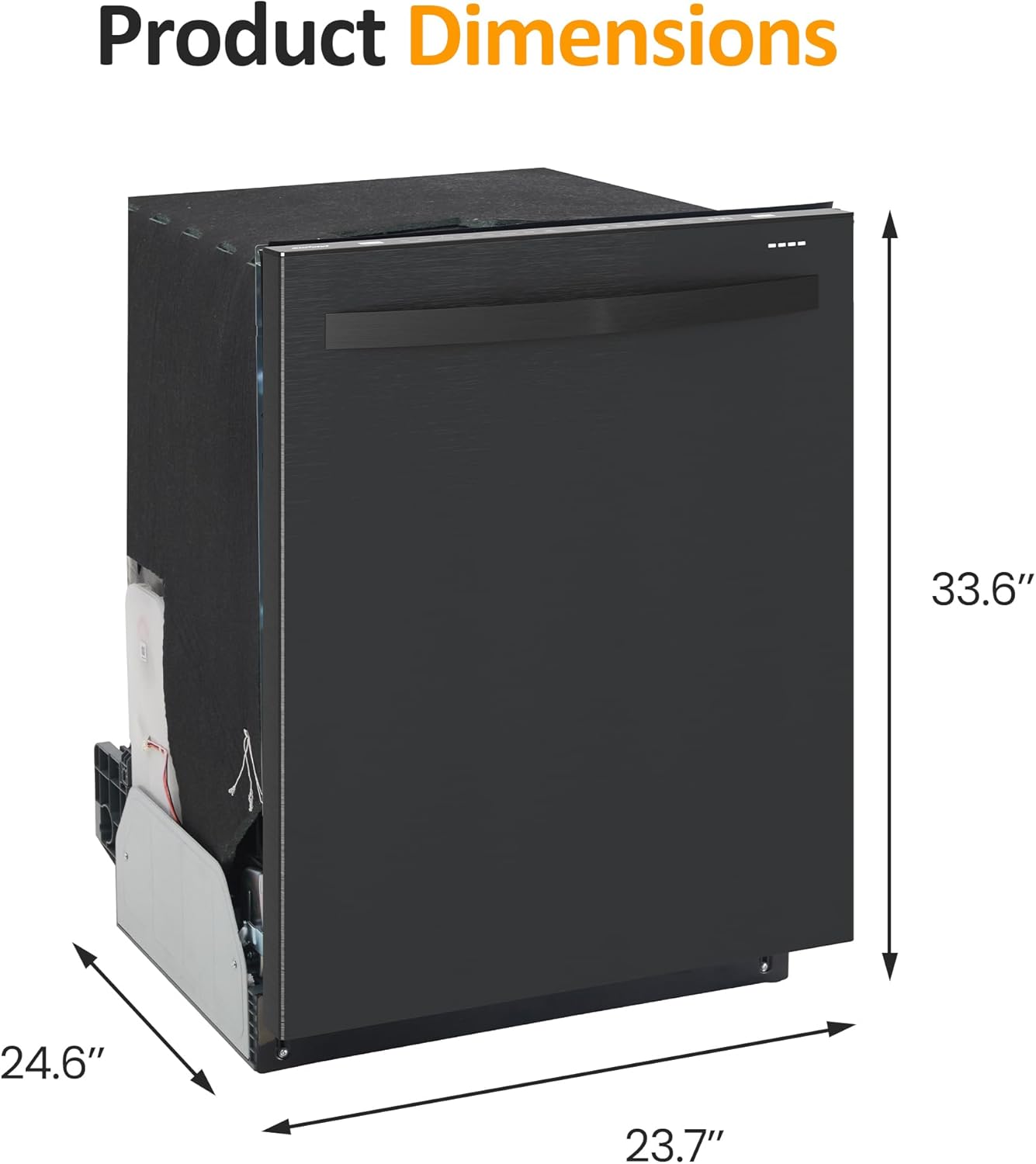 Sunvivi Built-in Dishwasher 14-16 Place Settings Large Capacity Dish Washer