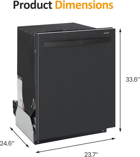 Sunvivi Built-in Dishwasher 14-16 Place Settings Large Capacity Dish Washer