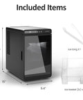 Sunvivi Clear Ice Maker Compact Countertop Ice Machine 1.6?¡¥?¡¥ Square Ice Cubes Fast 10-Min Ice Production