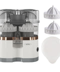 Sunvivi Dual-Head Electric Citrus Juicer Plug-inModel Juicer Machine with Cleaning Brush Portable Lemon Squeezer