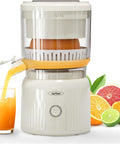 Sunvivi Electric Citrus Juicer 90W Automatic Juice Squeezer with High-Speed 15,000 RPM Ideal for Orange Lemon and Soft