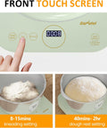Sunvivi Electric Dough Maker with Weighing Function,5.2QT Dough Mixer