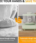 Sunvivi Electric Dough Maker with Weighing Function,5.2QT Dough Mixer