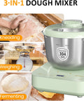 Sunvivi Electric Dough Maker with Weighing Function,5.2QT Dough Mixer
