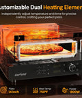 Sunvivi Electric Indoor Pizza Oven: Countertop Pizza Maker with 6 Presets