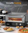 Sunvivi Electric Indoor Pizza Oven: Countertop Pizza Maker with 6 Presets